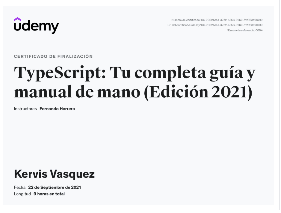 TypeScript — Guia completa e manual de referência