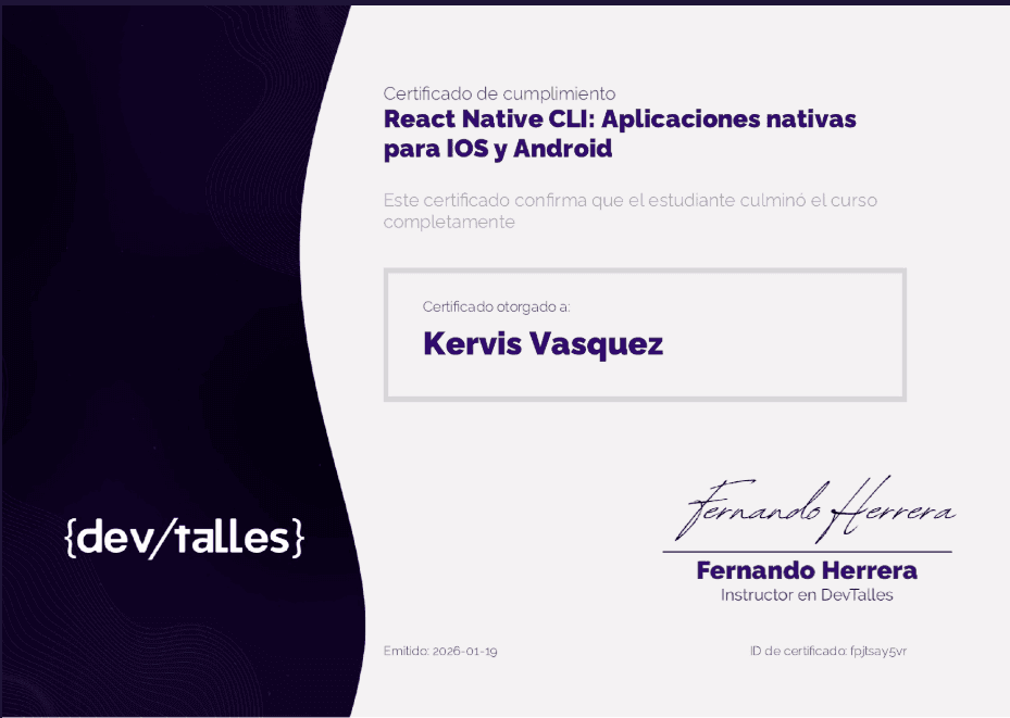 React Native CLI — Aplicações nativas para iOS e Android